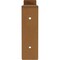 Ekena Millwork Steel Truss Shelf Bracket, Hammered Copper 2"W x 10"D x 7 1/4"H BKTM02X10X07TSHCO - alternate 2